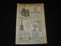 1870 BOSTON THEATRE DER FREISCHUTZ MARRIAGE OF FIGARO HANDBILL - J 5388