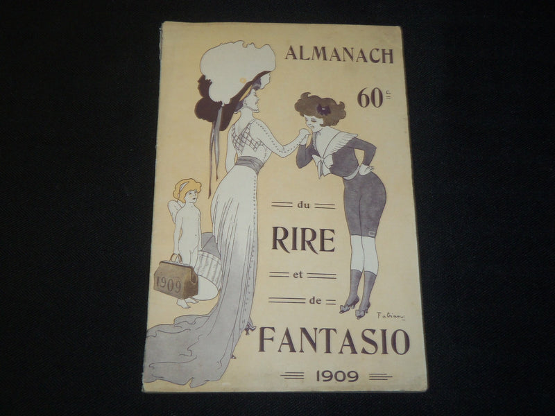 1909 ALMANACH DU RIRE ET DE FANTASIO BOOK - FRENCH - NICE ILLUSTRATIONS - J 5475