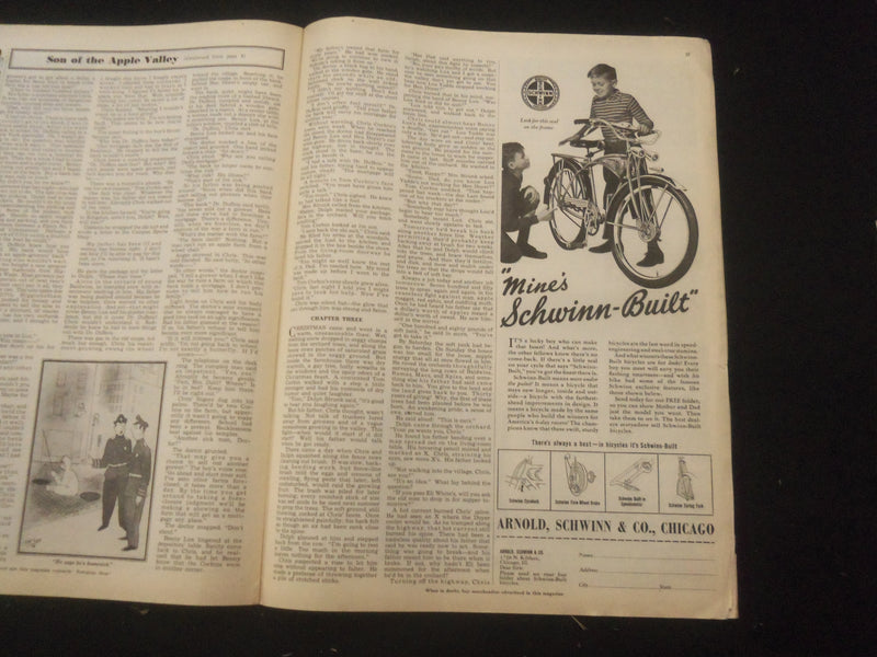 1939 NOVEMBER AMERICAN BOY MAGAZINE- FLYING COVER- SON OF APPLE VALLEY- SP 6311L