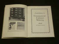 1967 CONTRIBUTIONS TO CONNECTICUT CABINET MAKING BOOK BY BULKELEY - KD 6089