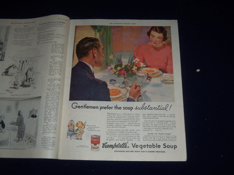 1935 FEBRUARY 16 THE SATURDAY EVENING POST MAGAZINE - ILLUSTRATED COVER- SP 5485