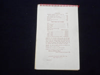 1952 SAMBA AMERICAN THREE DECK CANASTA W/RULES SOFTCOVER-94 SCORESHEETS - J 9633