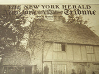 1924-1925 NEW YORK TRIBUNE SMALL HOUSE GRAPHIC SECTIONS LOT OF 3 - NP 8943