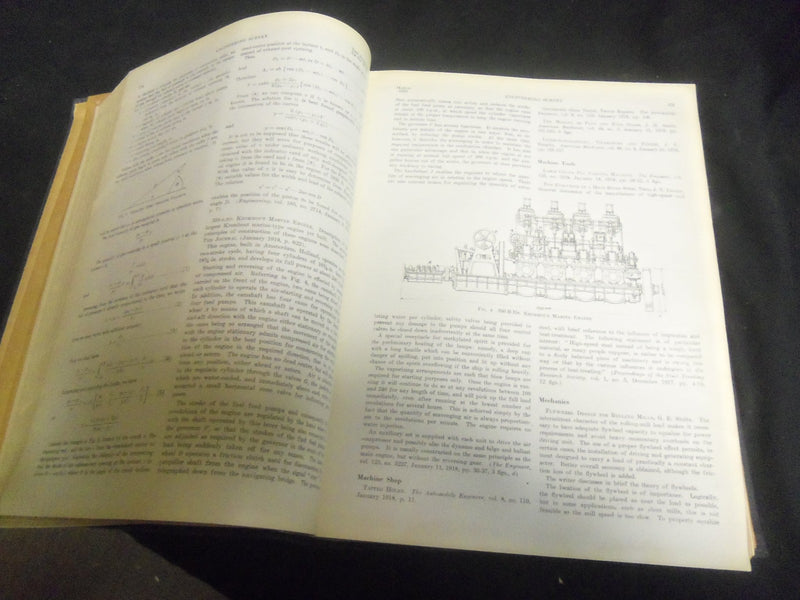 1918 AMERICAN SOCIETY OF MECHANICAL ENGINEERS JOURNAL BOUND VOLUME - R 803