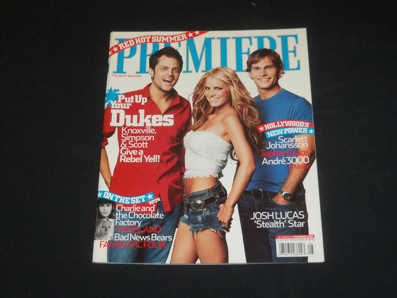 2005 JULY/AUGUST PREMIERE MAGAZINE - JESSICA SIMPSON, KNOXVILLE, SCOTT - SP 4034