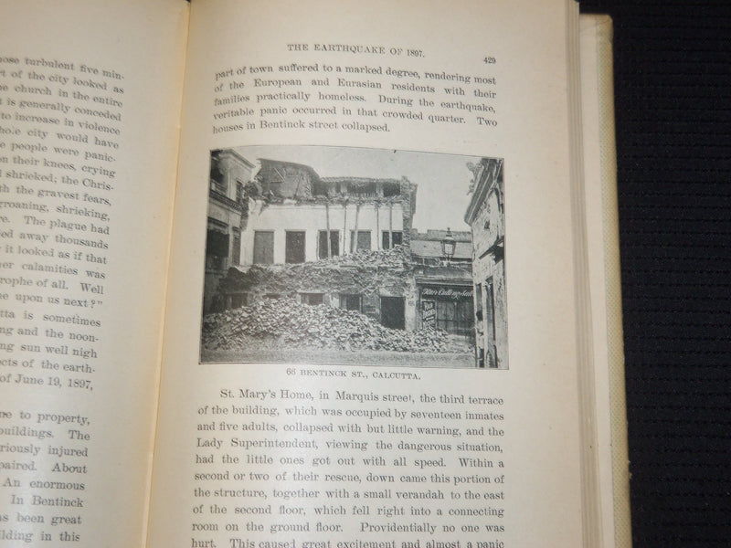 1898 INDIA THE HORROR STRICKLEN EMPIRE HARDCOVER BOOK BY GEORGE LAMBERT- KD 9412