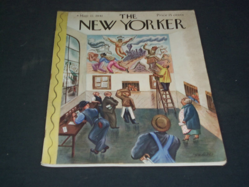 1941 MAY 17 THE NEW YORKER MAGAZINE - ILLUSTRATED COVER - NY 877