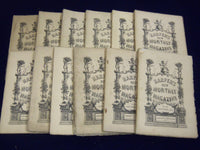 1884 HARPER'S MONTHLY MAGAZINE LOT 12 COMPLETE YEAR - HOWARD PYLE - ADS - WR 250