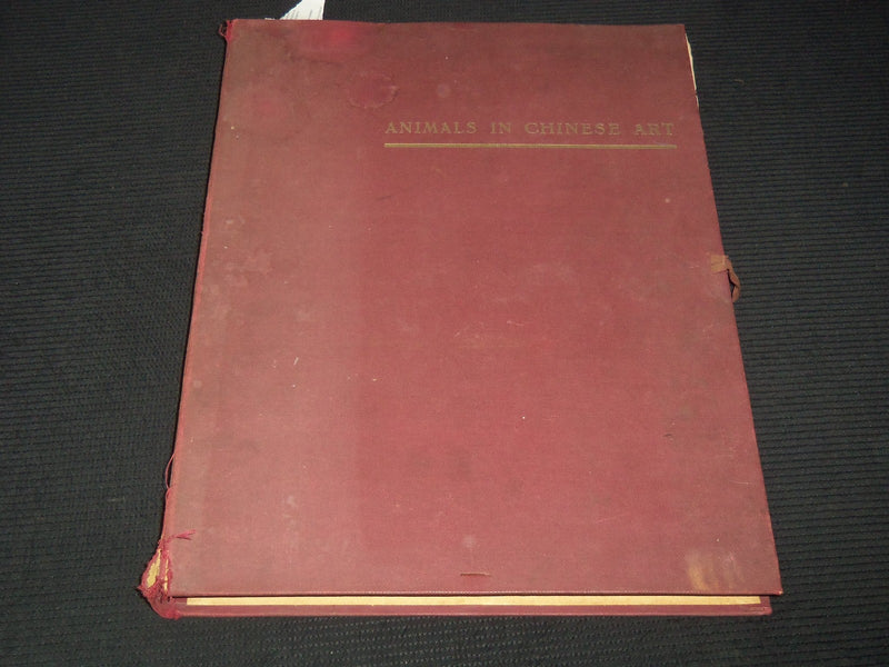 1922 ANIMALS IN CHINESE ART VOLUME - CERNUSCHI - TIZAC - 50 PLATES - KD 5862B