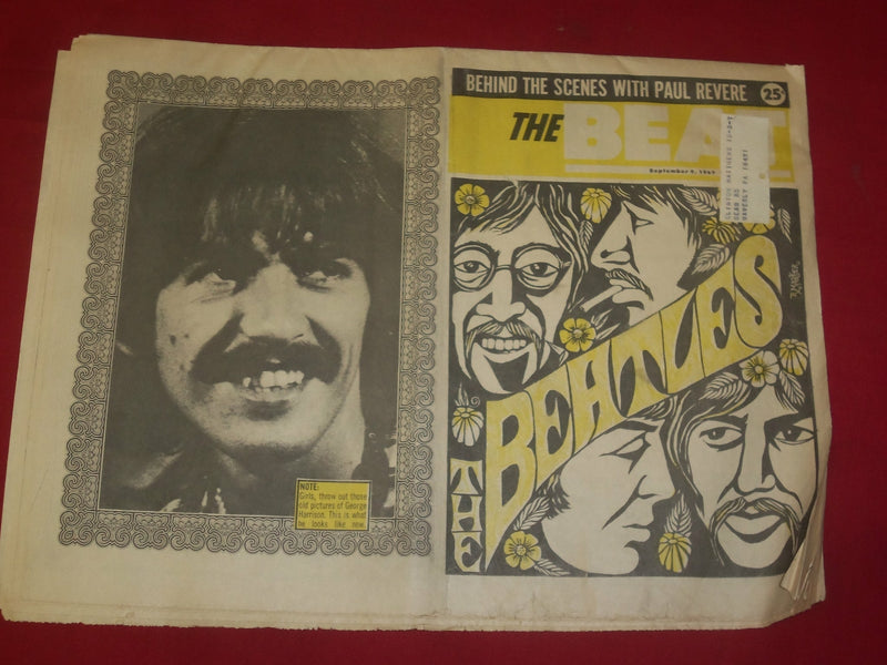 1967 SEP 9 THE BEAT NEWSPAPER - THE BEATLES - PHOTOS, ARTICLES & ADS - NP 3920