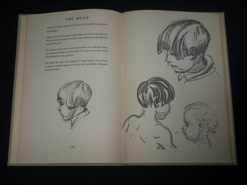 1944 HOW TO DRAW CHILDREN BY BERNICE OEHLER HARDCOVER BOOK - KD 5263