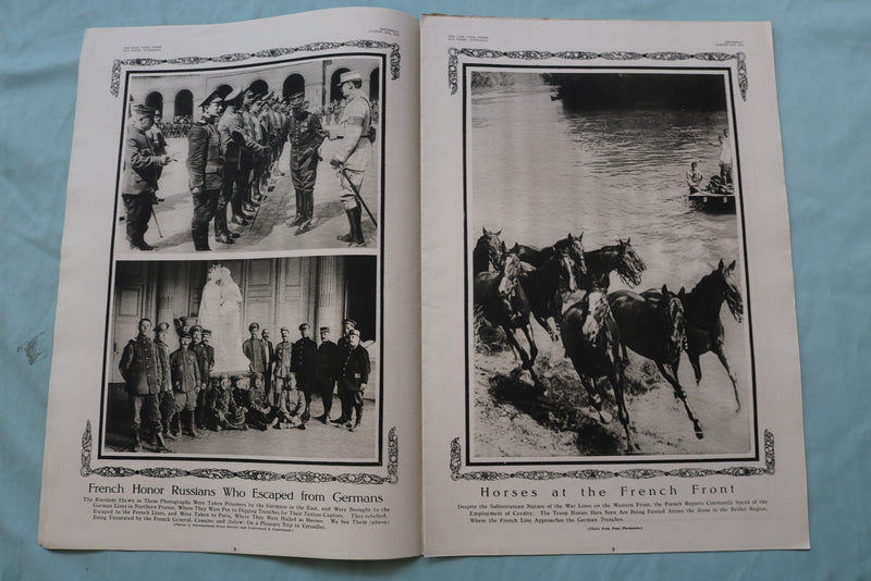 1915 AUG 19 NEW YORK TIMES MID-WEEK PICTORIAL - GERMAN CROWN PRINCE - NP 9148