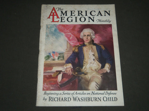 1927 SEPT THE AMERICAN LEGION MAGAZINE - HOWARD CHANDLER CHRISTY COVER - ST 4877