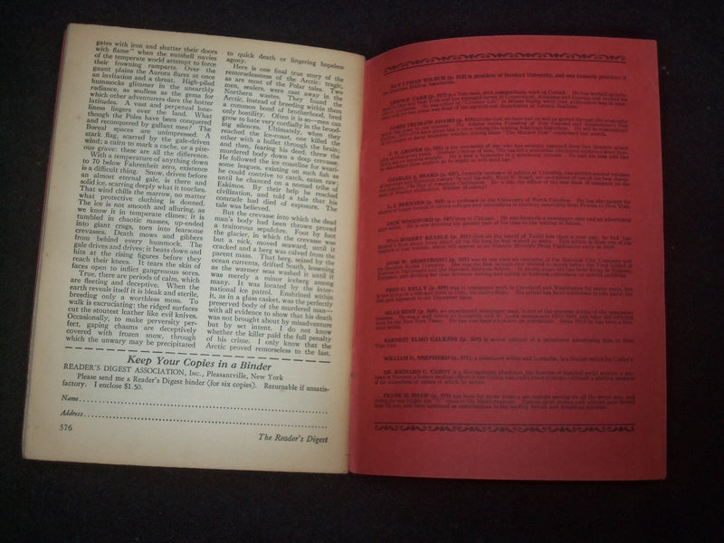 1929 JANUARY THE READER'S DIGEST SOFTCOVER BOOK - NUMBER 81 - J 9923