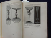 1935 OLD GLASS- EUROPEAN AND AMERICAN HARDCOVER BOOK BY N. HUDSON MOORE- KD 8625