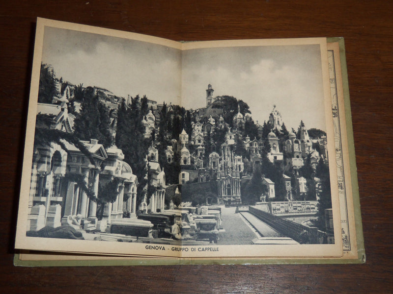1920'S CAMPOSANTO DI GENOVA FOLD OUT VIEW BOOKS LOT OF 2 - K 1157