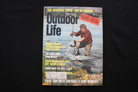 1973 MAY OUTDOOR LIFE MAGAZINE - MORE TROUT ADVENTURING COVER - SP 4178X