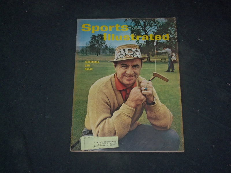 1960 DECEMBER 5 SPORTS ILLUSTRATED MAGAZINE - SAM SNEAD - SP 8991