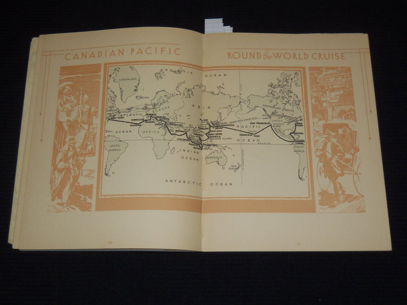 1930-1931 8TH ANNUAL CANADIAN PACIFIC ROUND THE WORLD CRUISE - J 9554