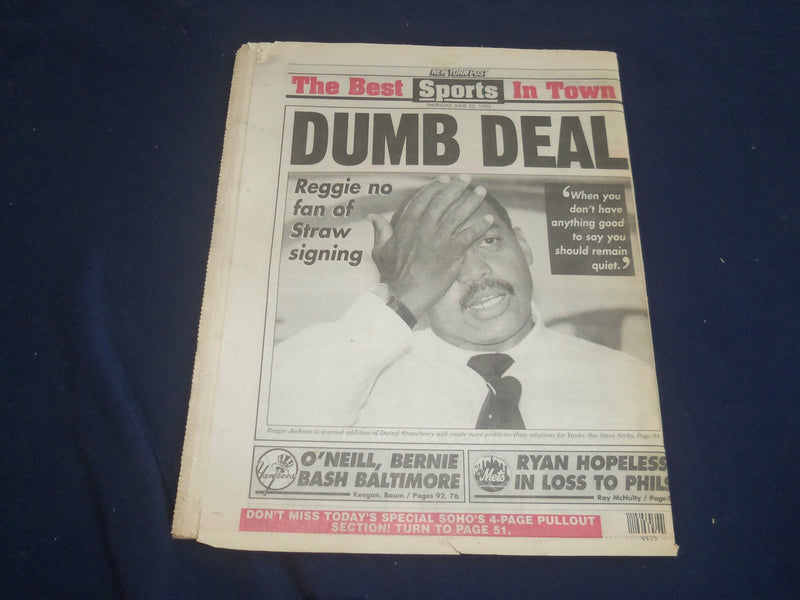 1995 JUNE 22 NEW YORK POST NEWSPAPER - FREED TO KILL, KILLS 7 IN 5 DAYS- NP 5574