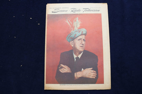 1953 NOV 8 SCREEN RADIO TELEVISION MAGAZINE - JIMMY DURANTE COVER - E 23106