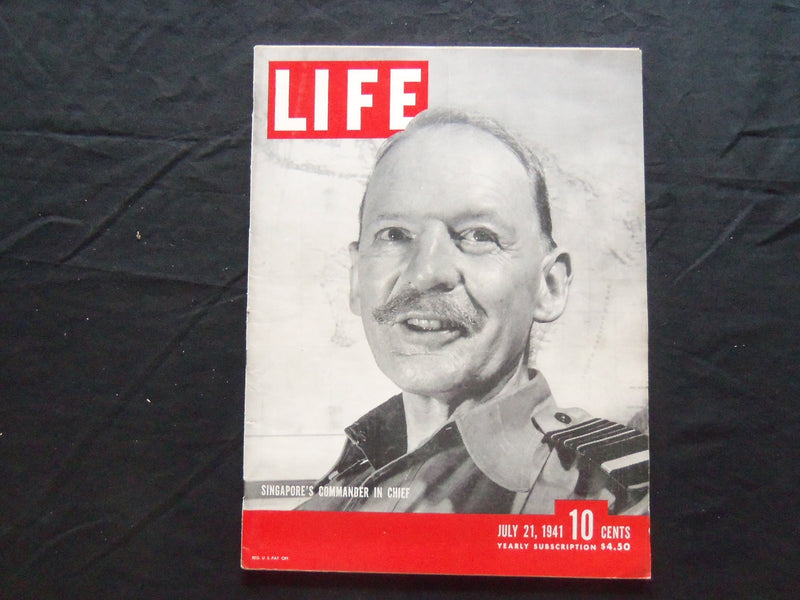 1941 JULY 21 LIFE MAGAZINE - BRITISH AIR CHIEF MARSHAL SIR ROBERT BROOKE - L 244