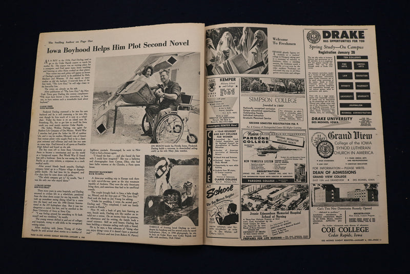 1963 JANUARY 6 DES MOINES PICTURE MAGAZINE - JANE FONDA COVER - E 23172