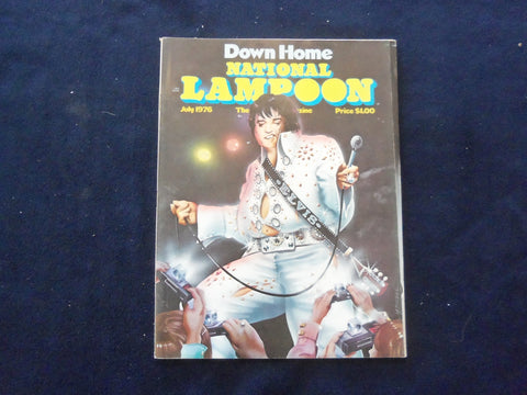 1976 JULY NATIONAL LAMPOON MAGAZINE - DOWN HOME - ELVIS PRESLEY - SP 5454G