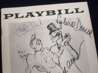 1957 PLAYBILL ROMANOFF & JULIET SIGNED PETER USTINOV CLARK + 4 OTHERS - J 1767