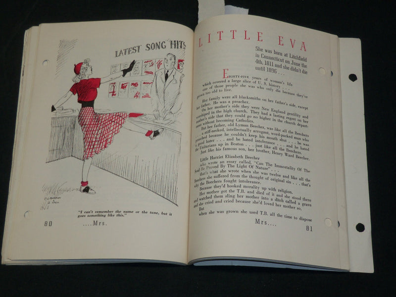 1938 MRS. THE LAST WORD IN A WOMAN'S MAGAZINE ISSUE NO. 1 - J 5954