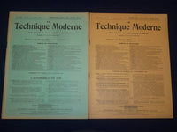 1938 LA TECHNIQUE MODERNE FRENCH MAGAZINE LOT OF 7 ISSUES - GREAT ADS - O 2713