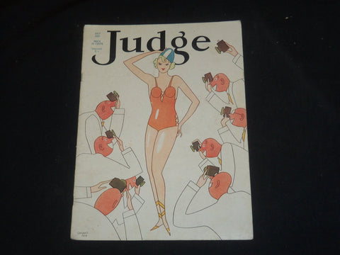 1937 JULY JUDGE MAGAZINE - ILLUSTRATED COVER - ST 5757