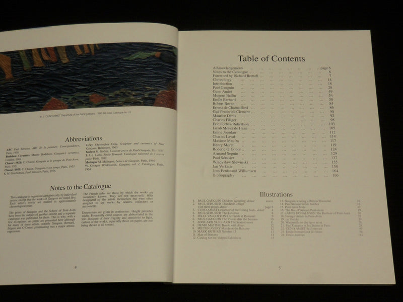 1994 GAUGUIN AND THE SCHOOL OF PONT-AVEN SOFTCOVER BOOK BY PICKVANCE - R 730M