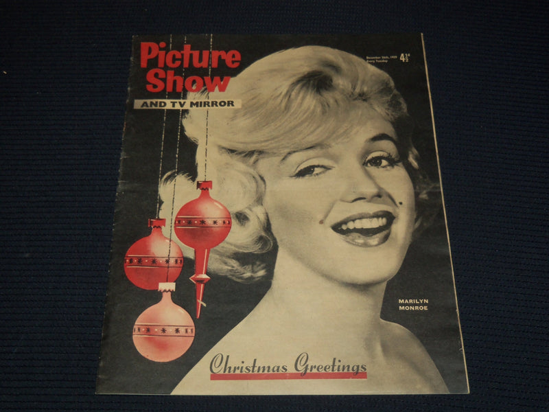 1959 DEC 26 PICTURE SHOW & TV MIRROR MAGAZINE - MARILYN MONROE - RARE - E 17030