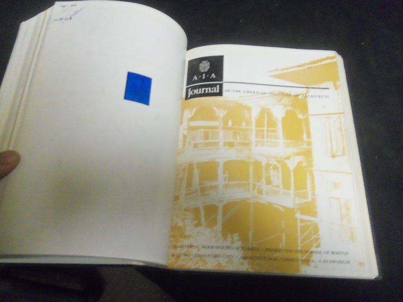 1963 AMERICAN INSTITUTE OF ARCHITECTS 2 BOUND VOLUMES - NICE PHOTOS - R 855