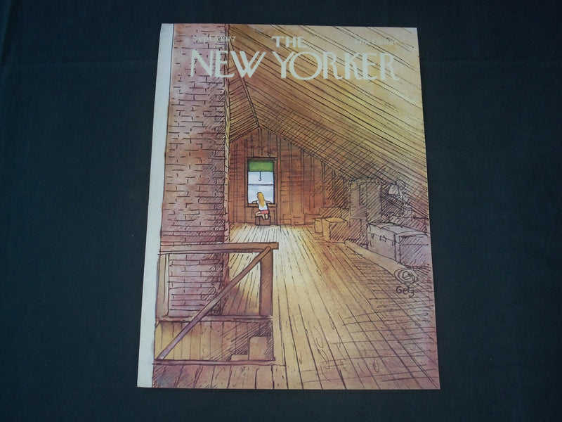 1977 SEPTEMBER 5 NEW YORKER MAGAZINE FRONT COVER ONLY - GREAT ART FOR FRAMING