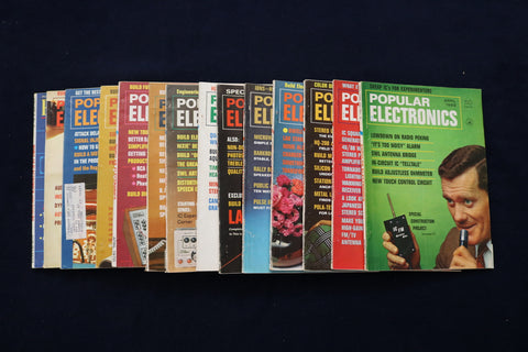 1969-1972 POPULAR ELECTRONICS MAGAZINES - LOT OF 14 - O 3310
