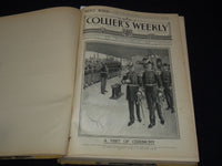 1899-1900 COLLIER'S WEEKLY MAGAZINE BOUND VOLUME - NICE ILLUSTRATIONS - KD 879O