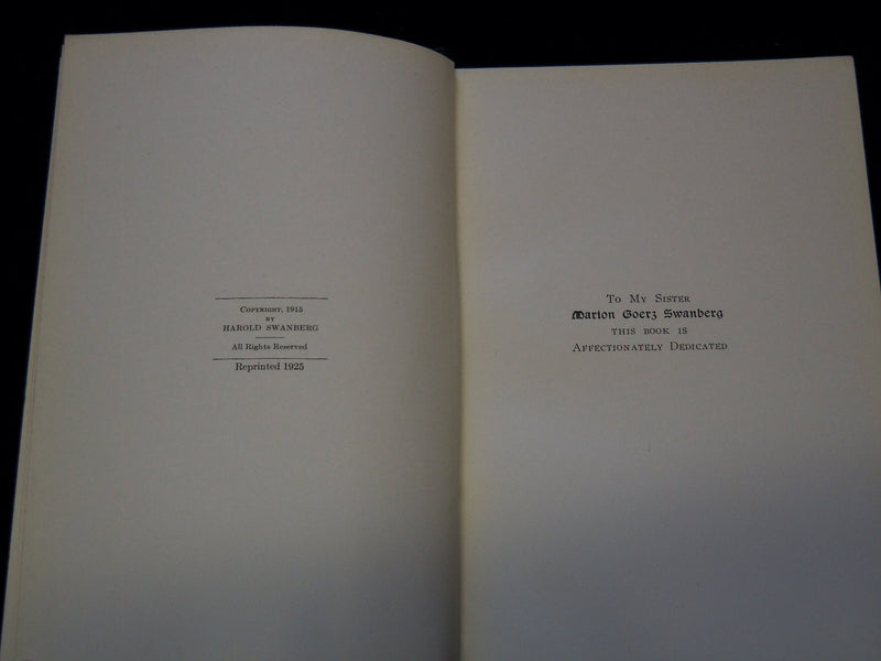 1925 THE INTERVERTEBRAL FORMANIA IN MAN BOOK BY HAROLD SWANBERG - KD 7870