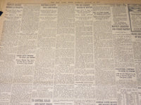 1917 AUGUST 14 NEW YORK TIMES NEWSPAPER - CROPSEY'S BOOM FIZZLES OUT - NT 8511