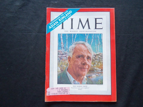 1950 OCTOBER 9 TIME MAGAZINE - ROBERT FROST - T 1247