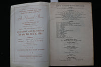 1961 MAY 11 ROYAL WINDSOR HORSE SHOW PROGRAM - HOME PARK WINDSOR CASTLE - K 1850