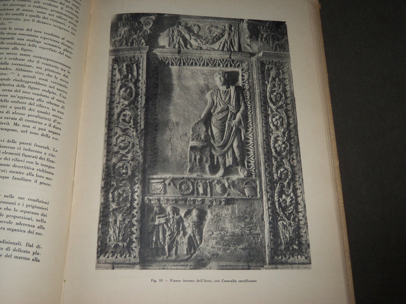 1946 L'ARCO DEGLI ARGENTARI BOOK BY MASSIMO PALLOTTINO - ITALIAN - R 270