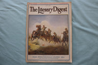 1917 OCT 13 THE LITERARY DIGEST MAGAZINE - BRINGING UP THE GUNS COVER - E 26605