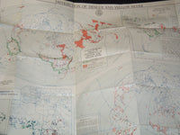 1947-1953 GEOGRAPHICAL REVIEW MAGAZINE LOT OF 13 - GREAT FOLD-OUT MAPS - WR 55P