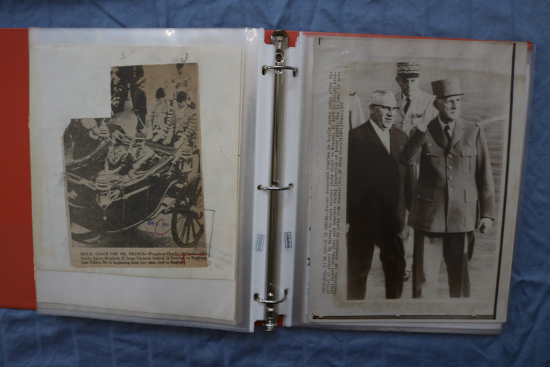 CHARLES DE GAULLE ORIGINAL NEWS PHOTOS BOOK #1 - 87 PHOTOS - #47
