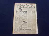 1965 MAY 31 BOSTON RECORD AMERICAN NEWSPAPER-NEW 'WRECKORD' ROAD DEATHS- NP 6300