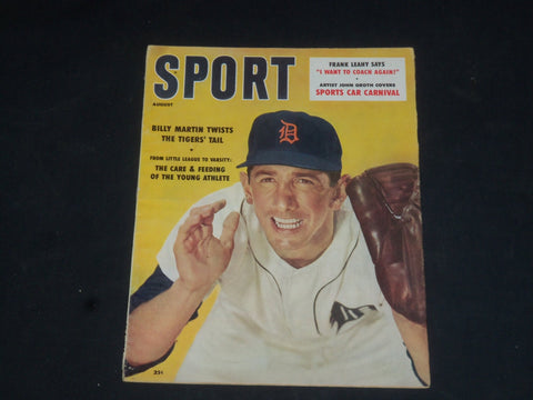 1958 AUGUST SPORT MAGAZINE - BILLY MARTIN COVER - SP 8500
