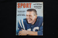 1959 DECEMBER SPORT MAGAZINE - JOHNNY UNITAS COVER - ST 1011C