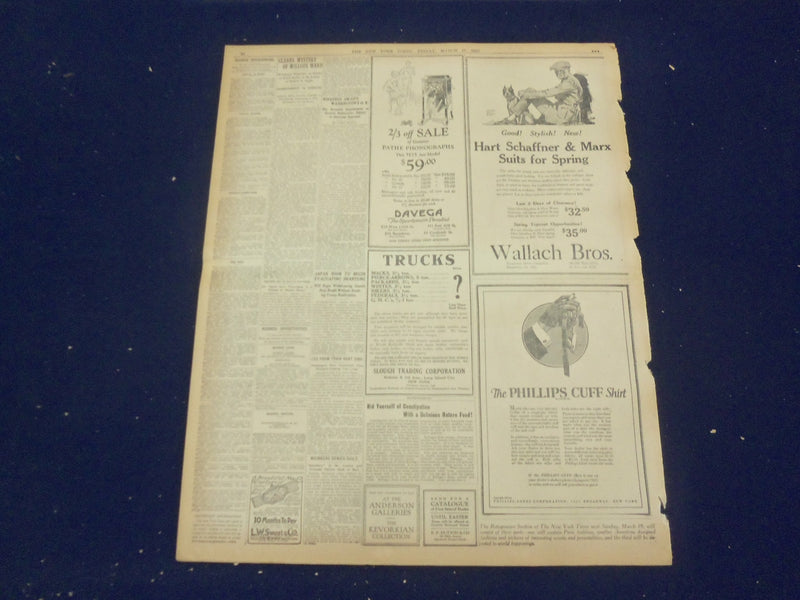 1922 MARCH 17 NEW YORK TIMES - AMERICAN EXCHANGE CALLED BUCKET SHOP - NT 8318